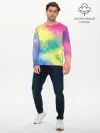 Мужской лонгслив базовый / Tie-Dye