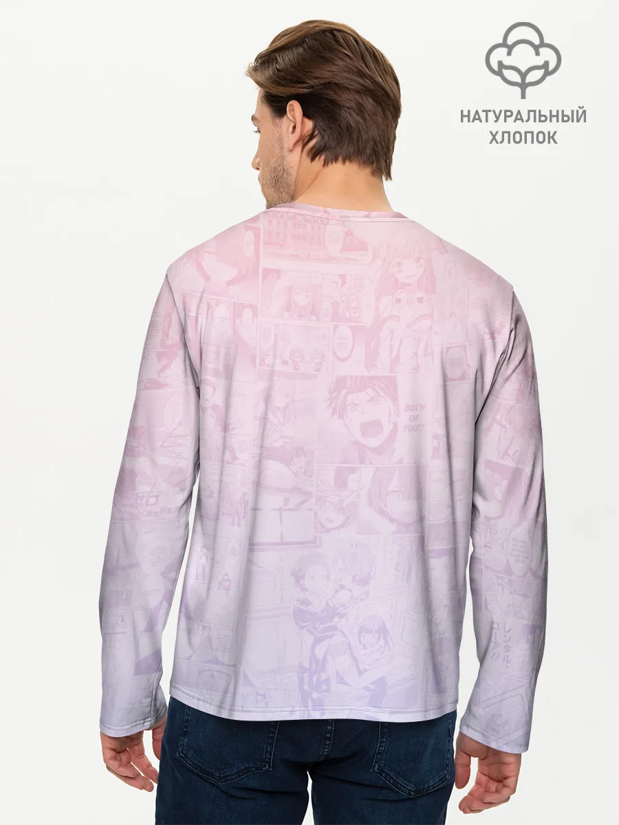 Мужской лонгслив базовый / Re:Zero, Рам и Рем