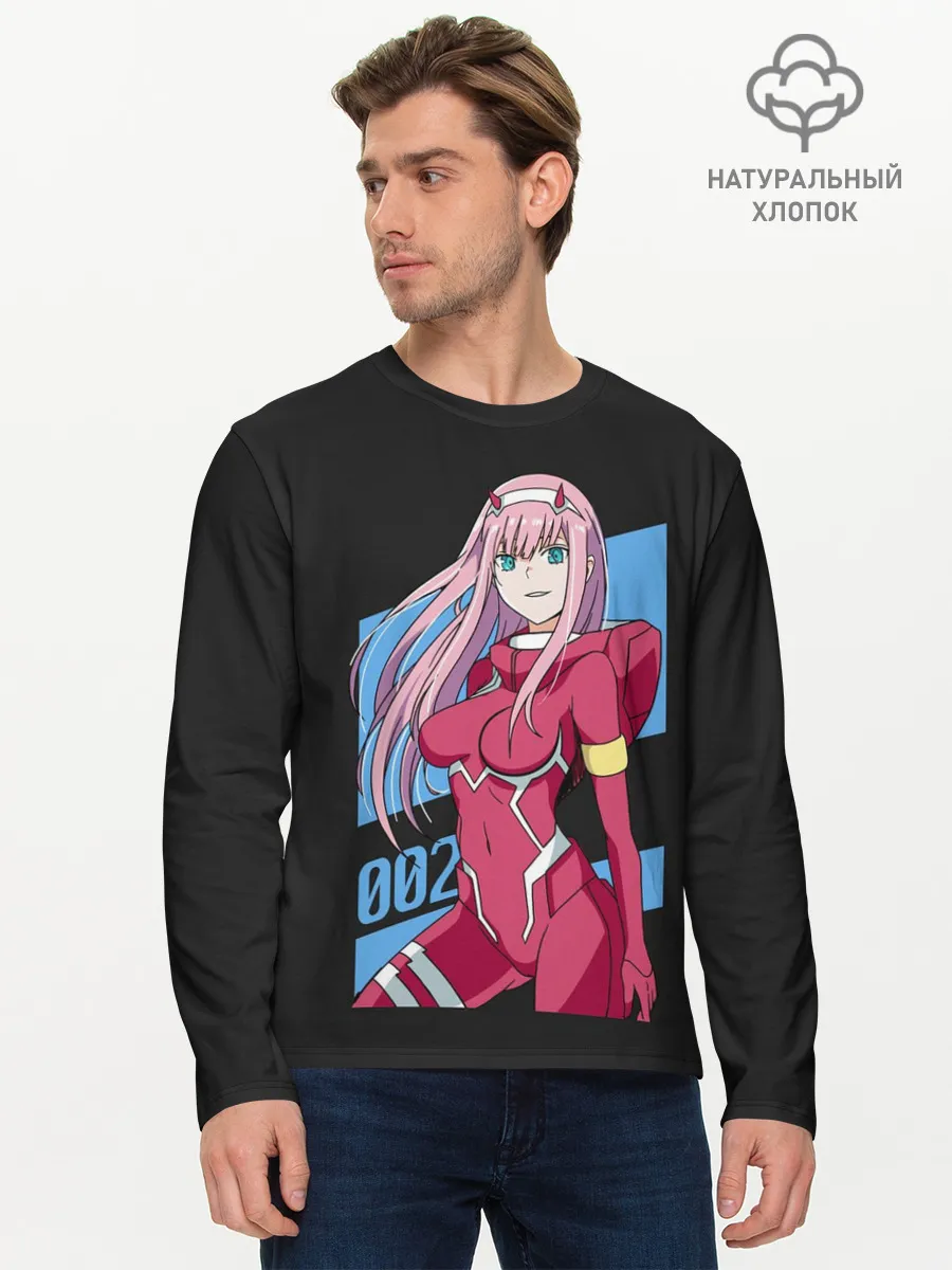 Мужской лонгслив базовый / Zero Two in costume