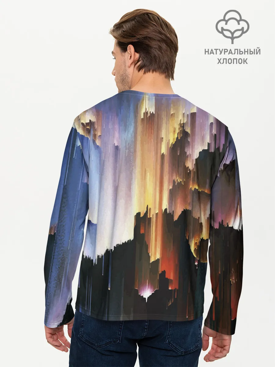 Мужской лонгслив базовый / Space