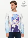 Мужской лонгслив базовый / Re:Zero, Рем