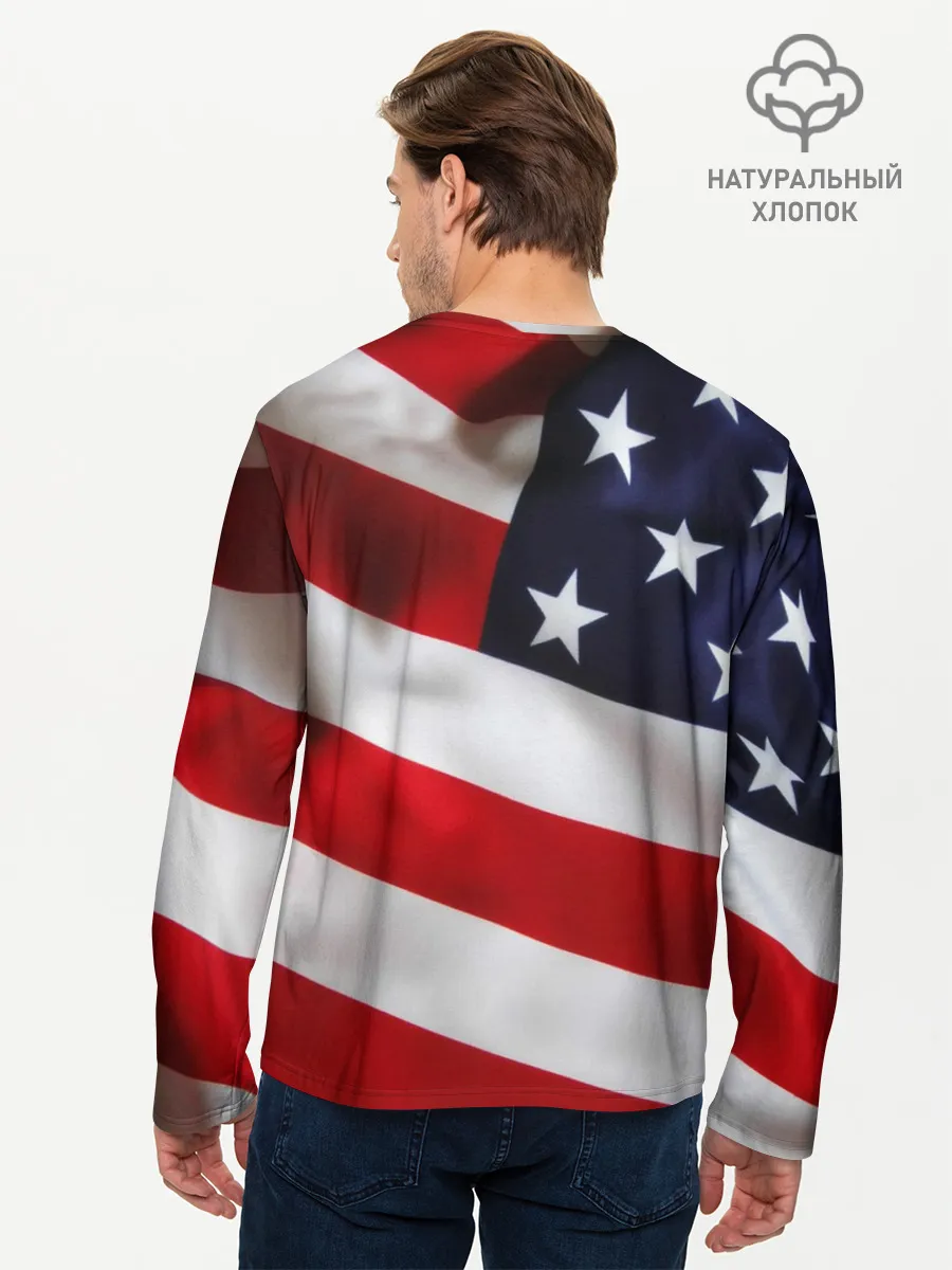 Мужской лонгслив базовый / США | USA