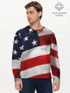 Мужской лонгслив базовый / США | USA