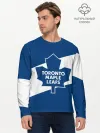 Мужской лонгслив базовый / Торонто Мейпл Лифс