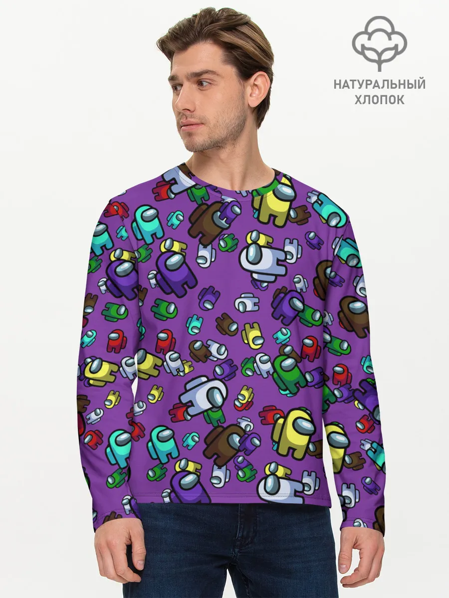 Мужской лонгслив базовый / Among us