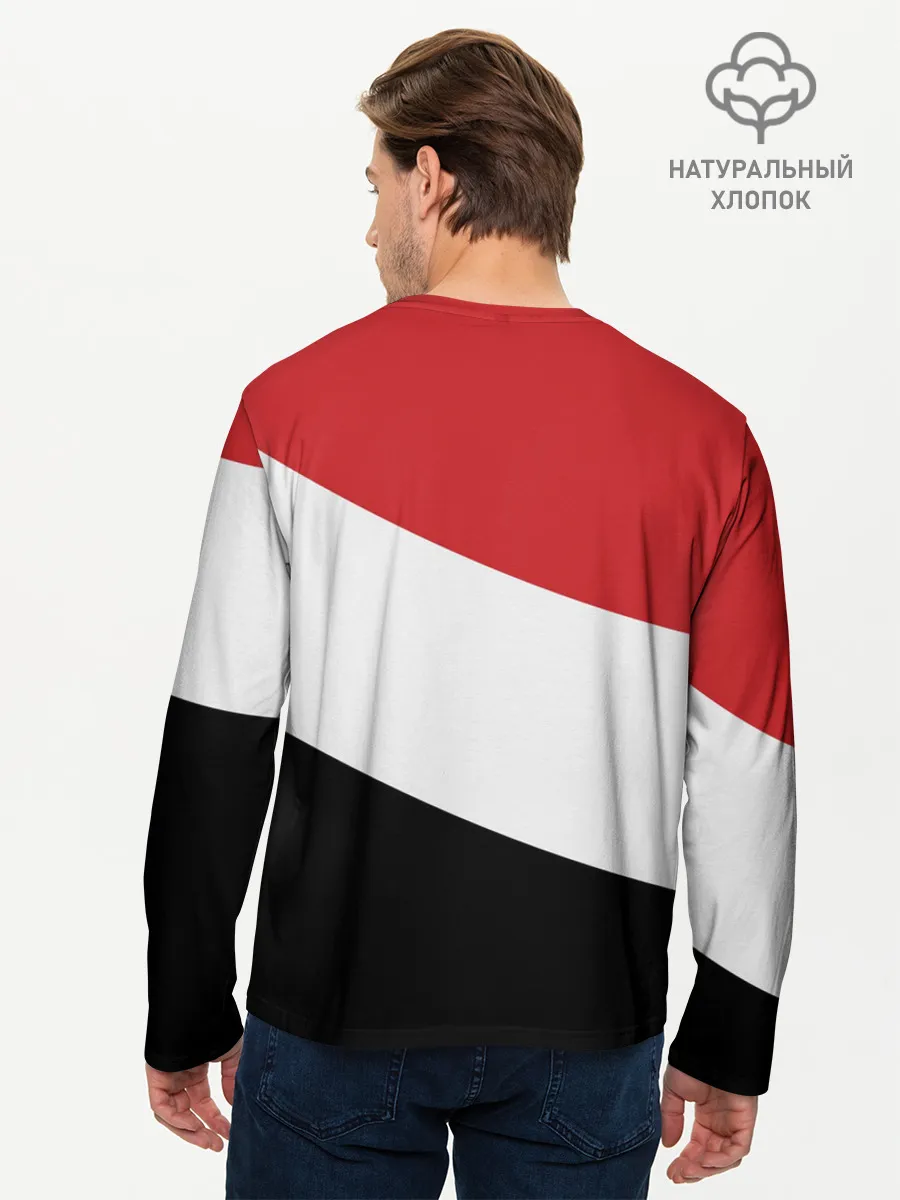 Мужской лонгслив базовый / Нью-Джерси Девилз