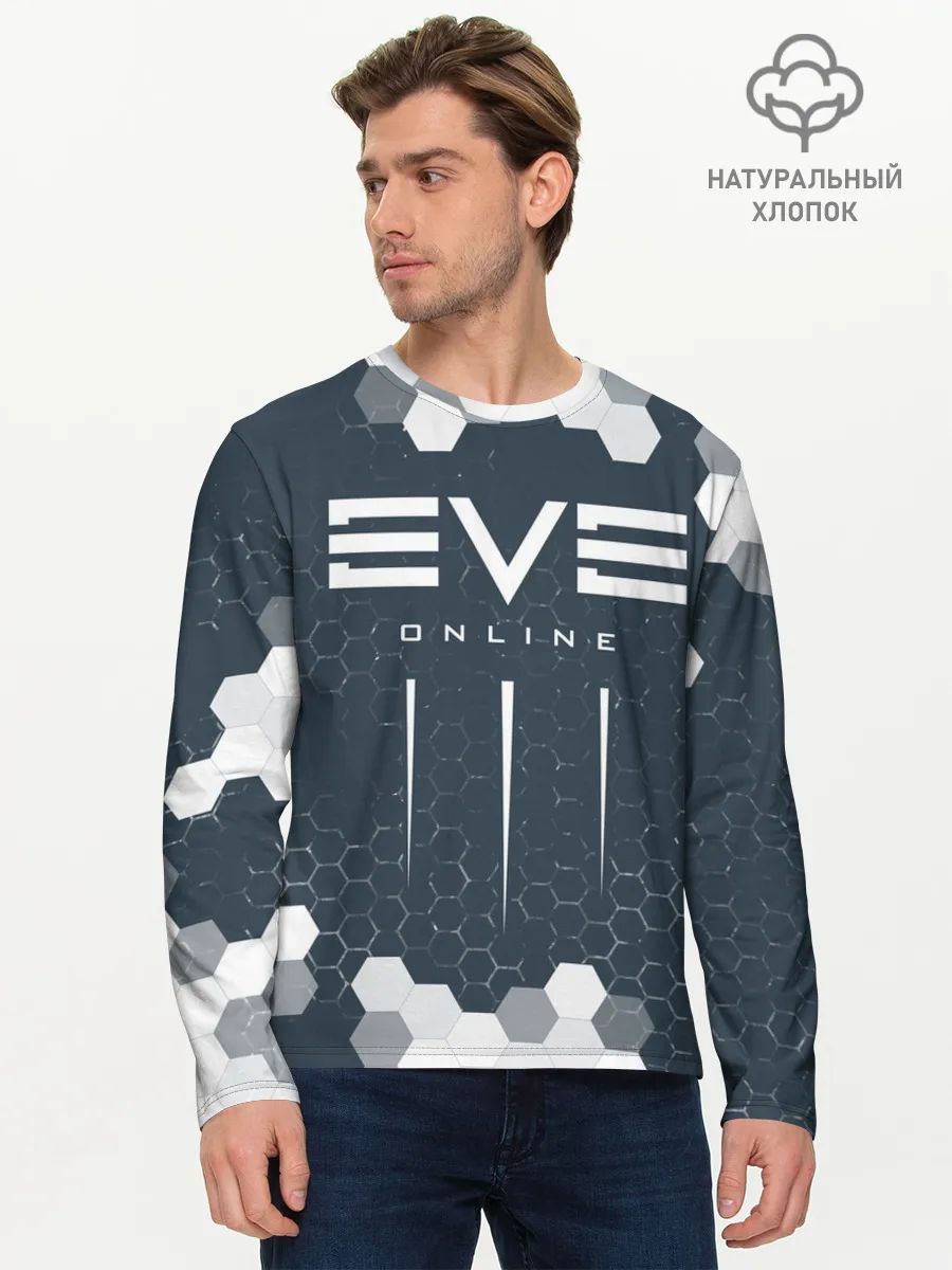 Мужской лонгслив базовый / EVE ONLINE / ИВ ОНЛАЙН