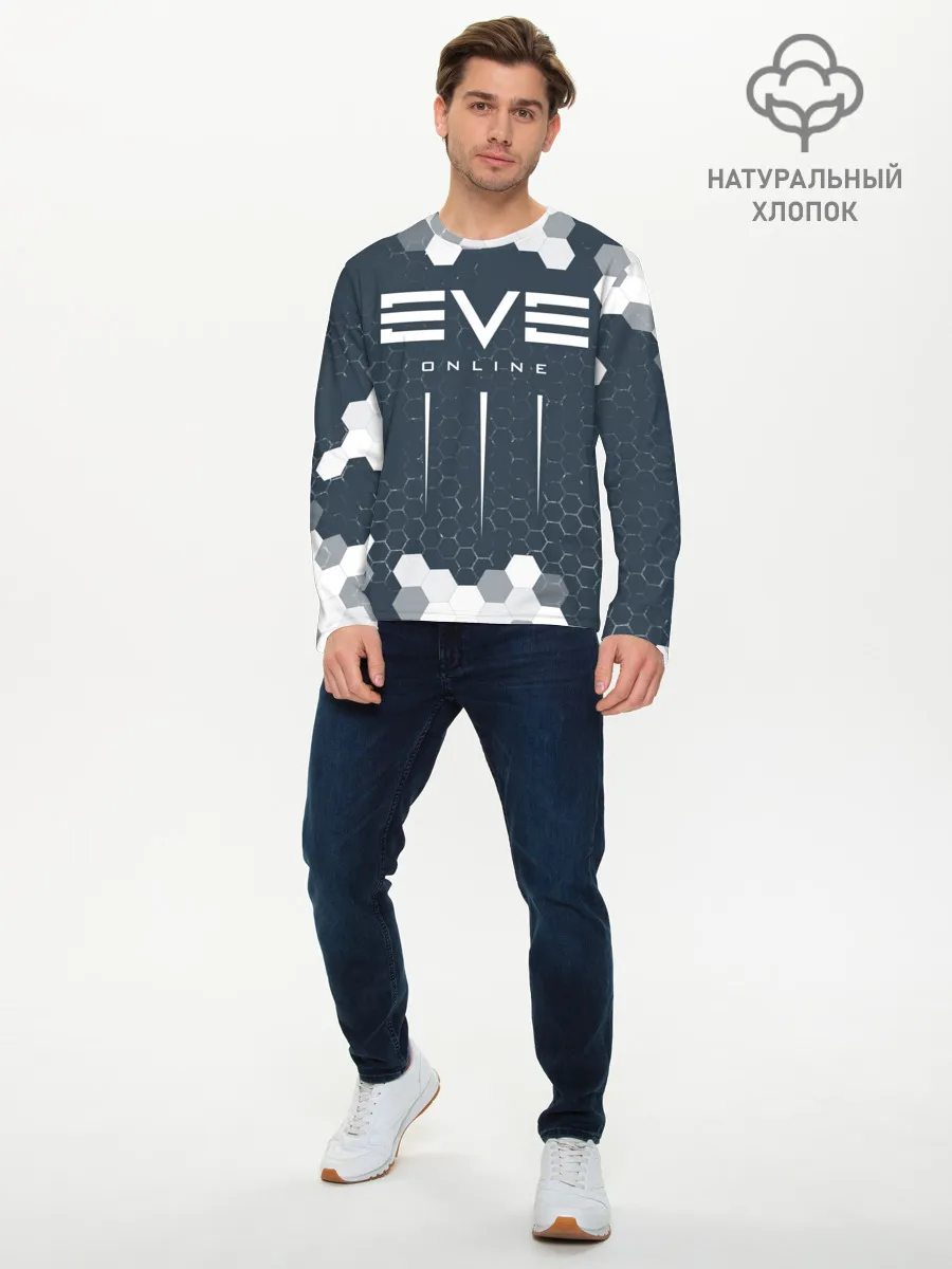 Мужской лонгслив базовый / EVE ONLINE / ИВ ОНЛАЙН