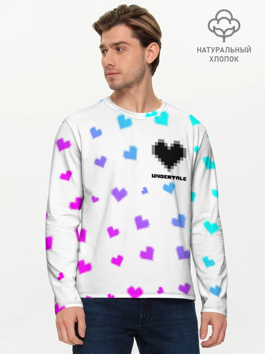Мужской лонгслив базовый / UNDERTALE / АНДЕРТЕЙЛ