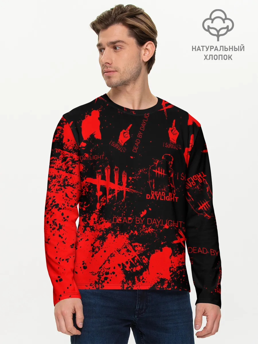 Мужской лонгслив базовый / Dead by Daylight.