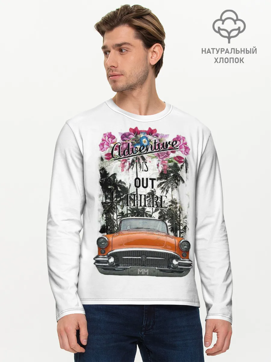 Мужской лонгслив базовый / Adventure