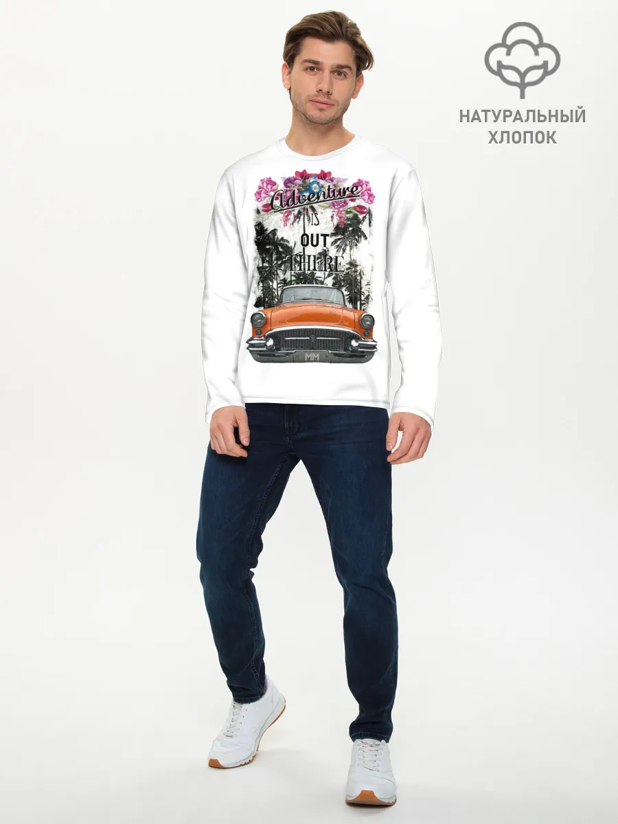 Мужской лонгслив базовый / Adventure