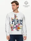 Мужской лонгслив базовый / Париж