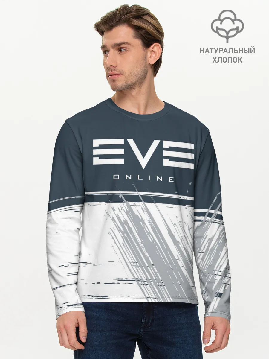 Мужской лонгслив базовый / EVE ONLINE / ИВ ОНЛАЙН