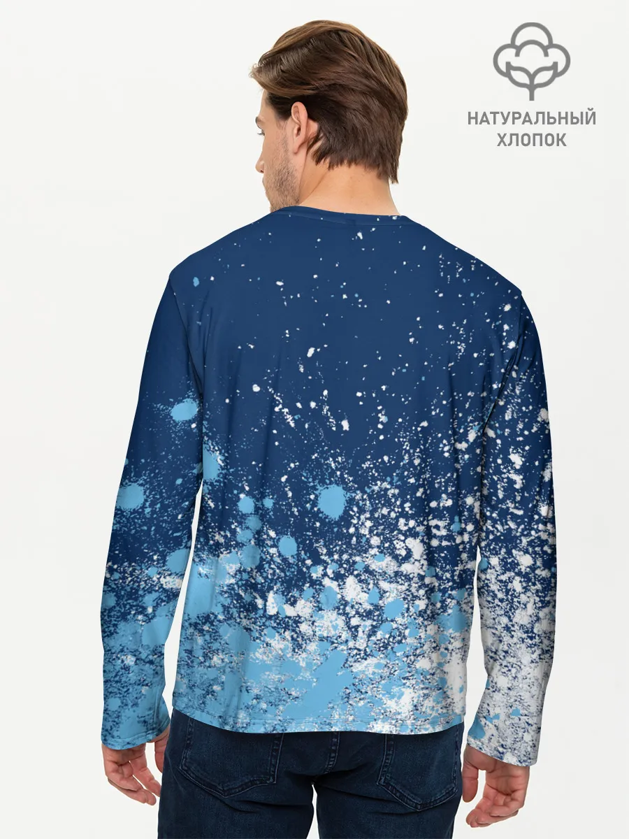 Мужской лонгслив базовый / SSC NAPOLI / Наполи