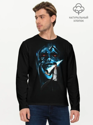 Мужской лонгслив базовый / Поднятие Уровня в Одиночку