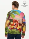 Мужской лонгслив базовый / Crash Bandicoot