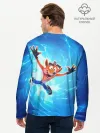 Мужской лонгслив базовый / Crash Bandicoot