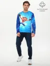 Мужской лонгслив базовый / Crash Bandicoot