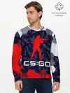 Мужской лонгслив базовый / CS GO | КС ГО