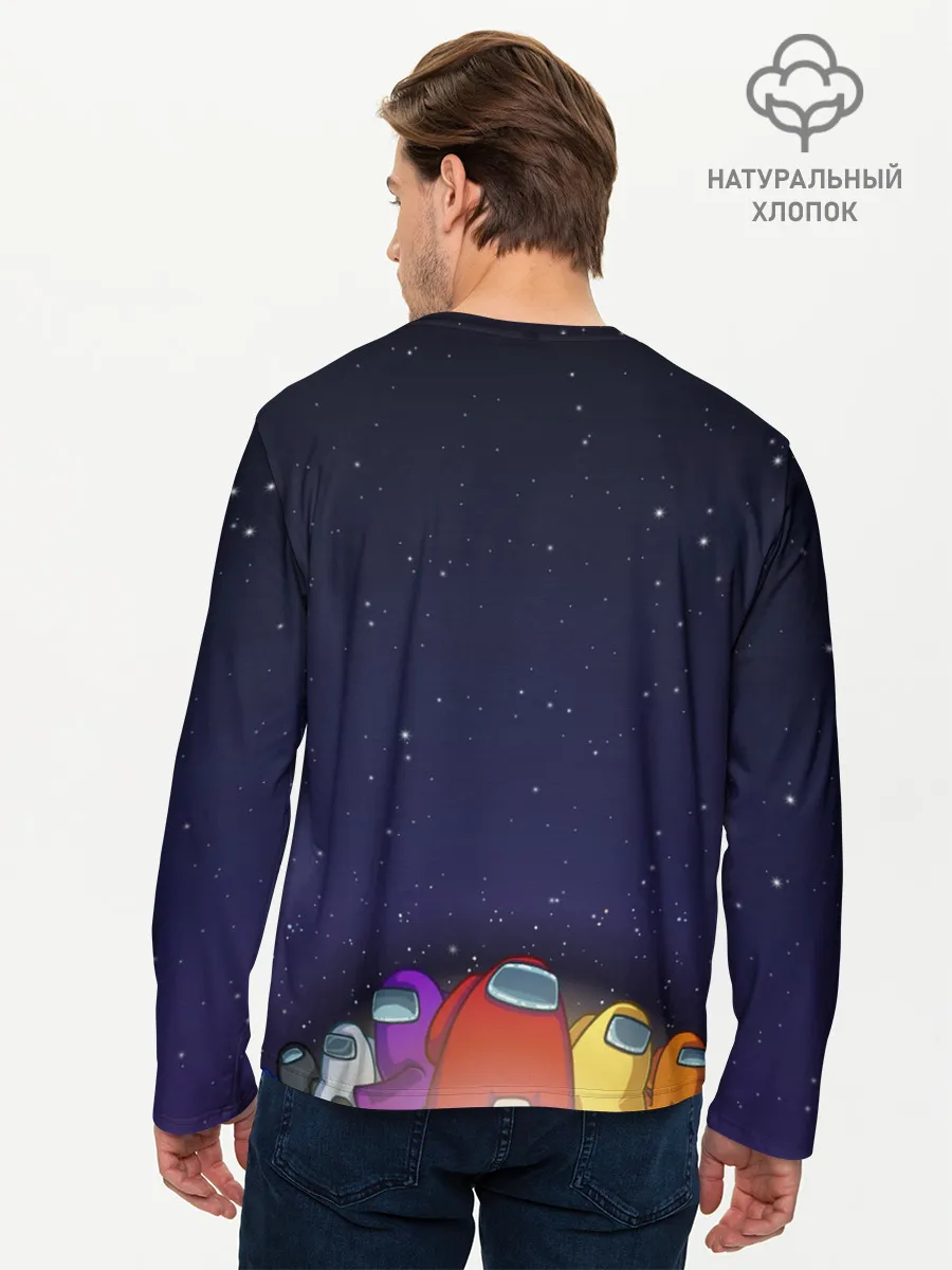 Мужской лонгслив базовый / Among Us team