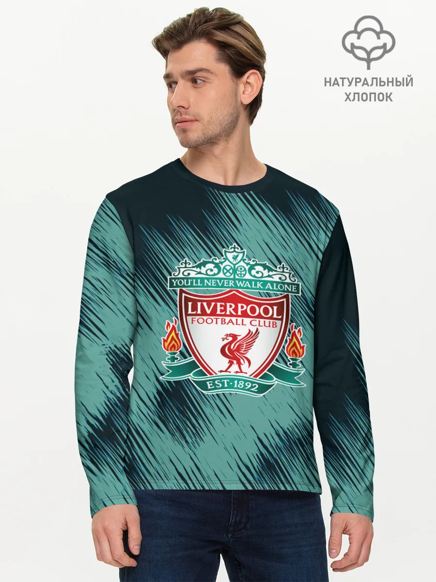 Мужской лонгслив базовый / LIVERPOOL