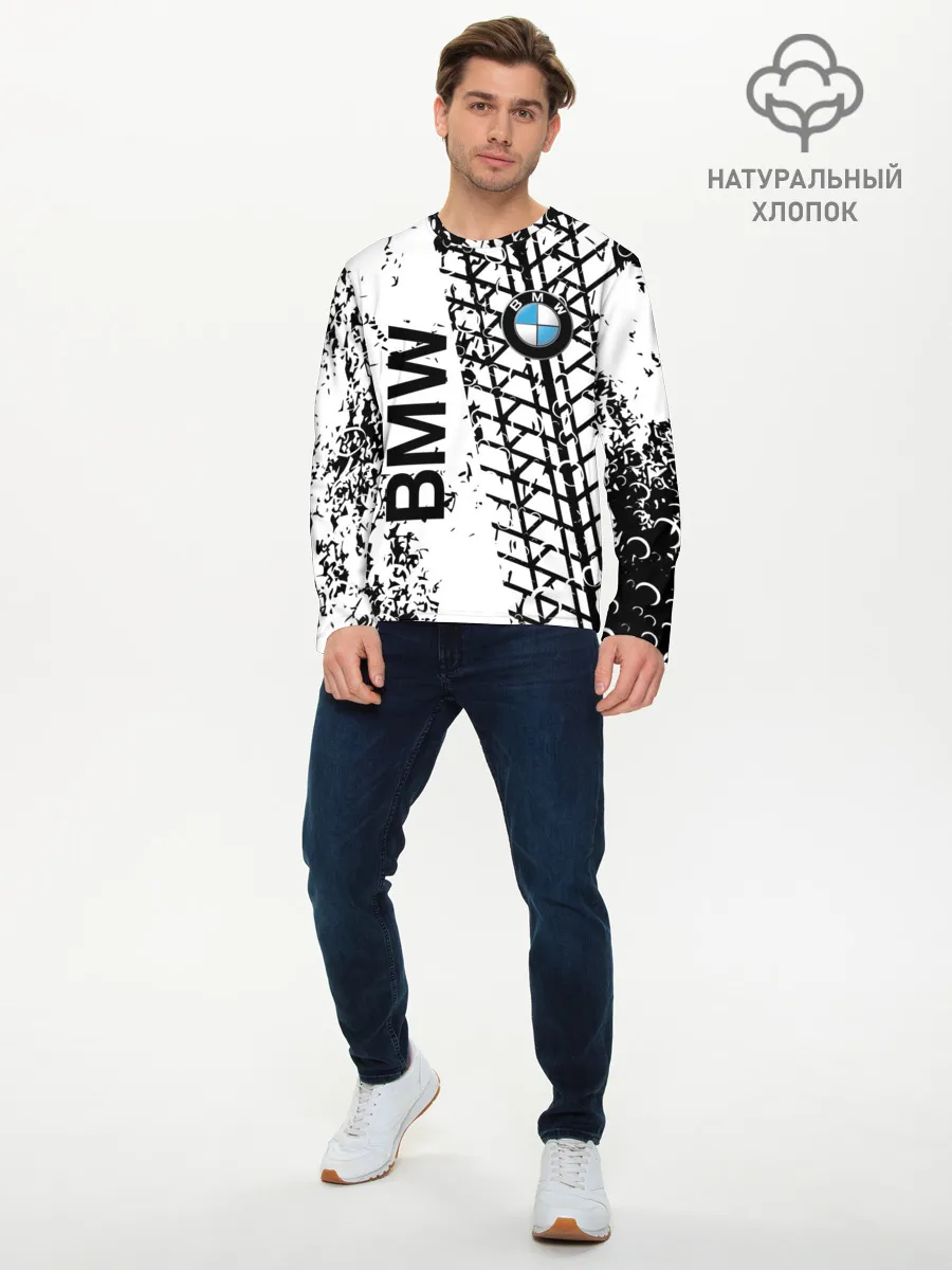 Мужской лонгслив базовый / BMW.