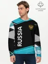 Мужской лонгслив базовый / RUSSIA.