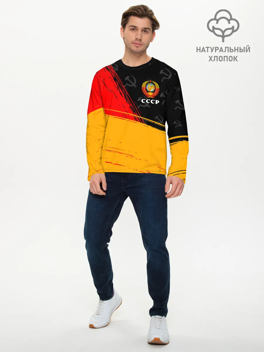 Мужской лонгслив базовый / СССР / USSR