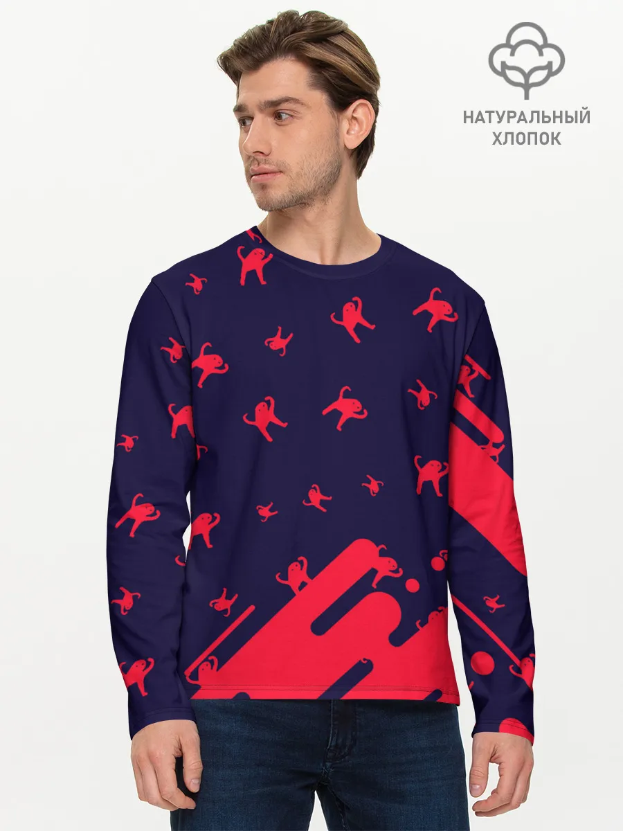 Мужской лонгслив базовый / ЪУЪ СЪУКА