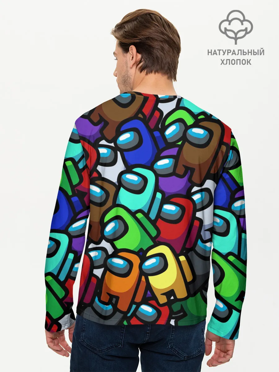 Мужской лонгслив базовый / Among us