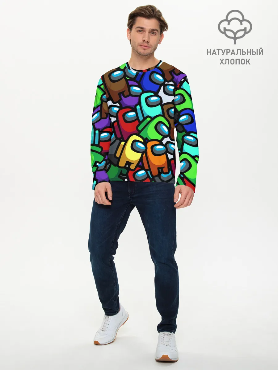 Мужской лонгслив базовый / Among us