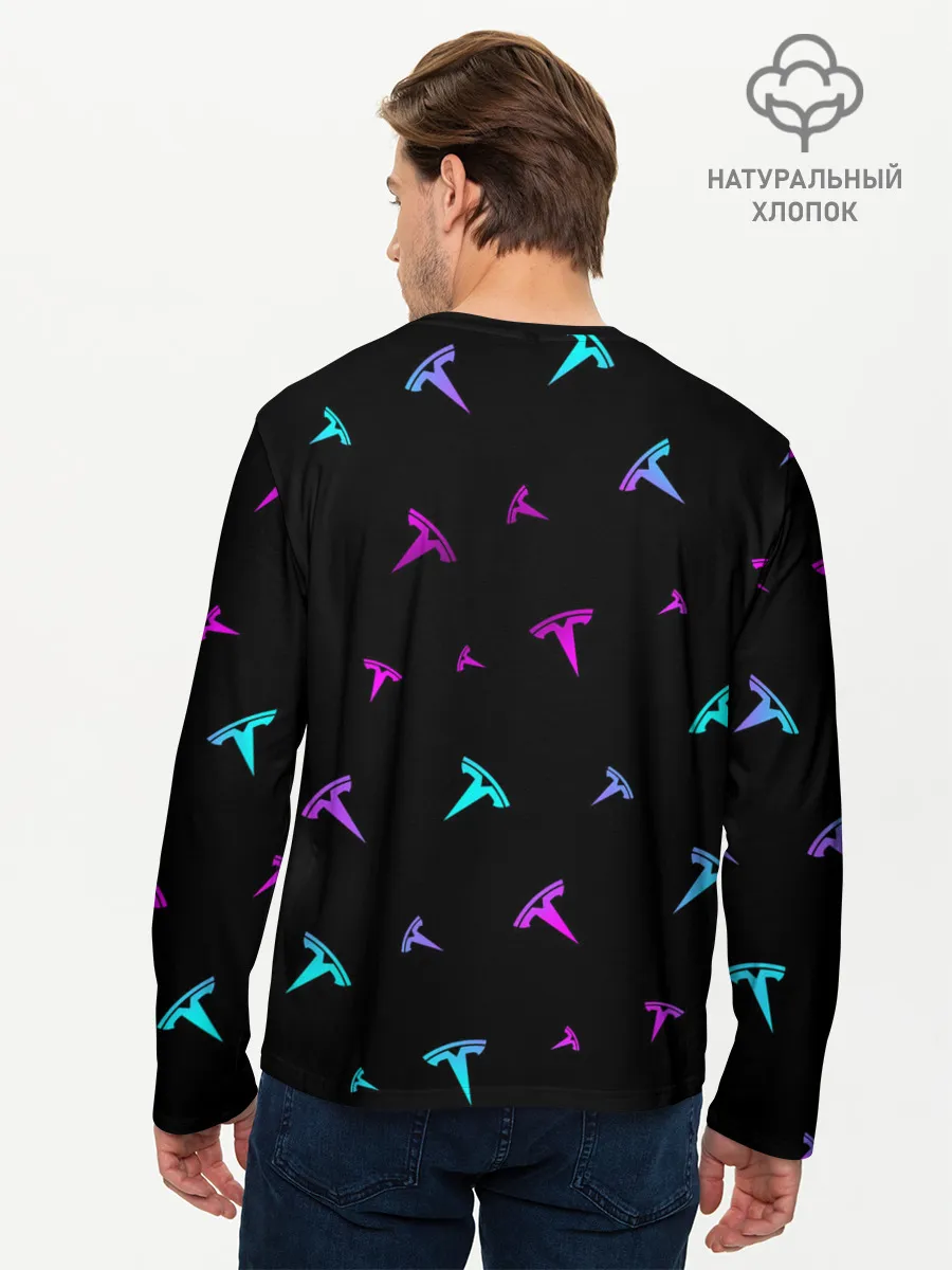 Мужской лонгслив базовый / TESLA / Тесла