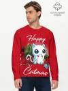 Мужской лонгслив базовый / Happy Catmas