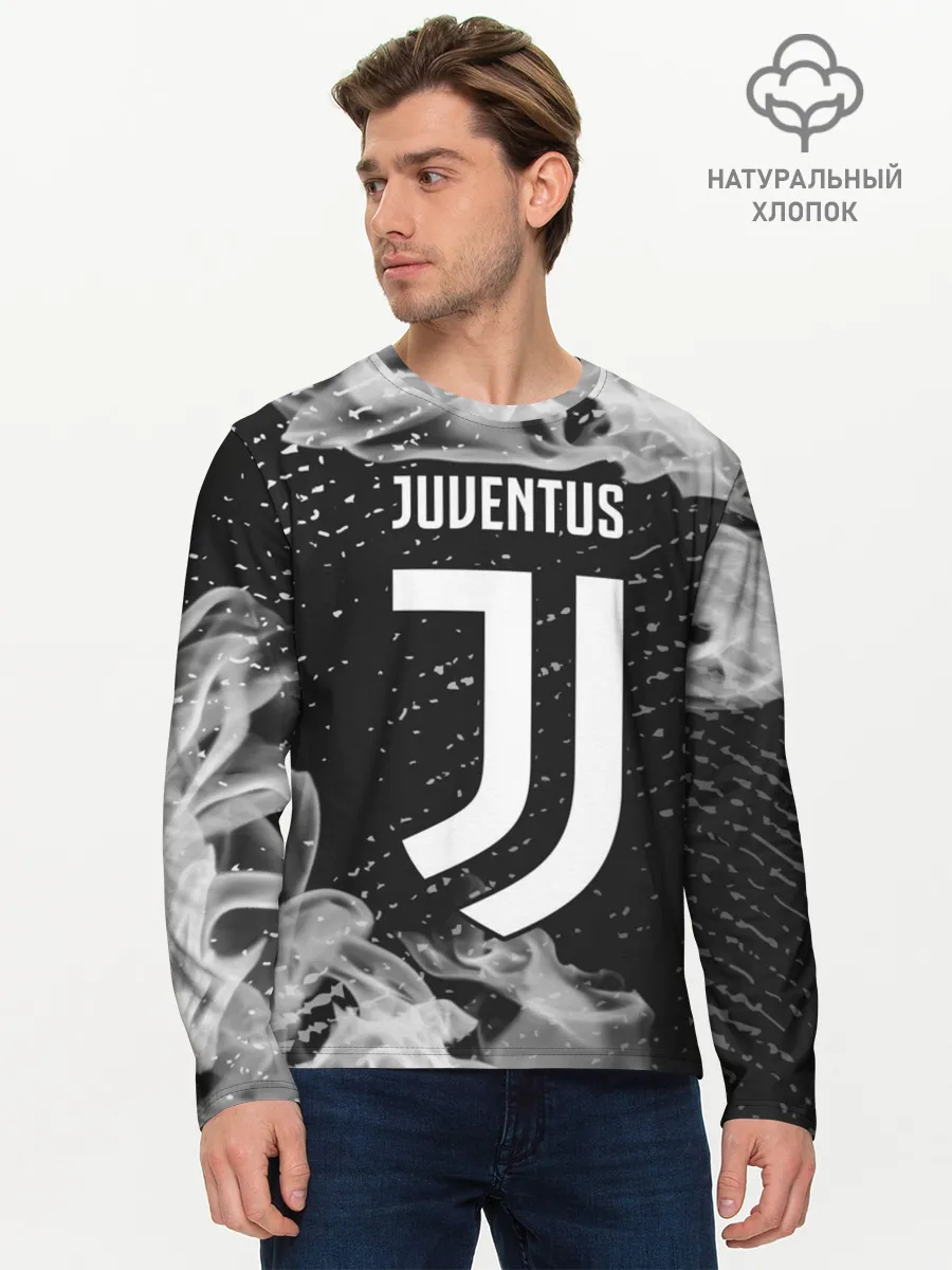 Мужской лонгслив базовый / JUVENTUS / ЮВЕНТУС