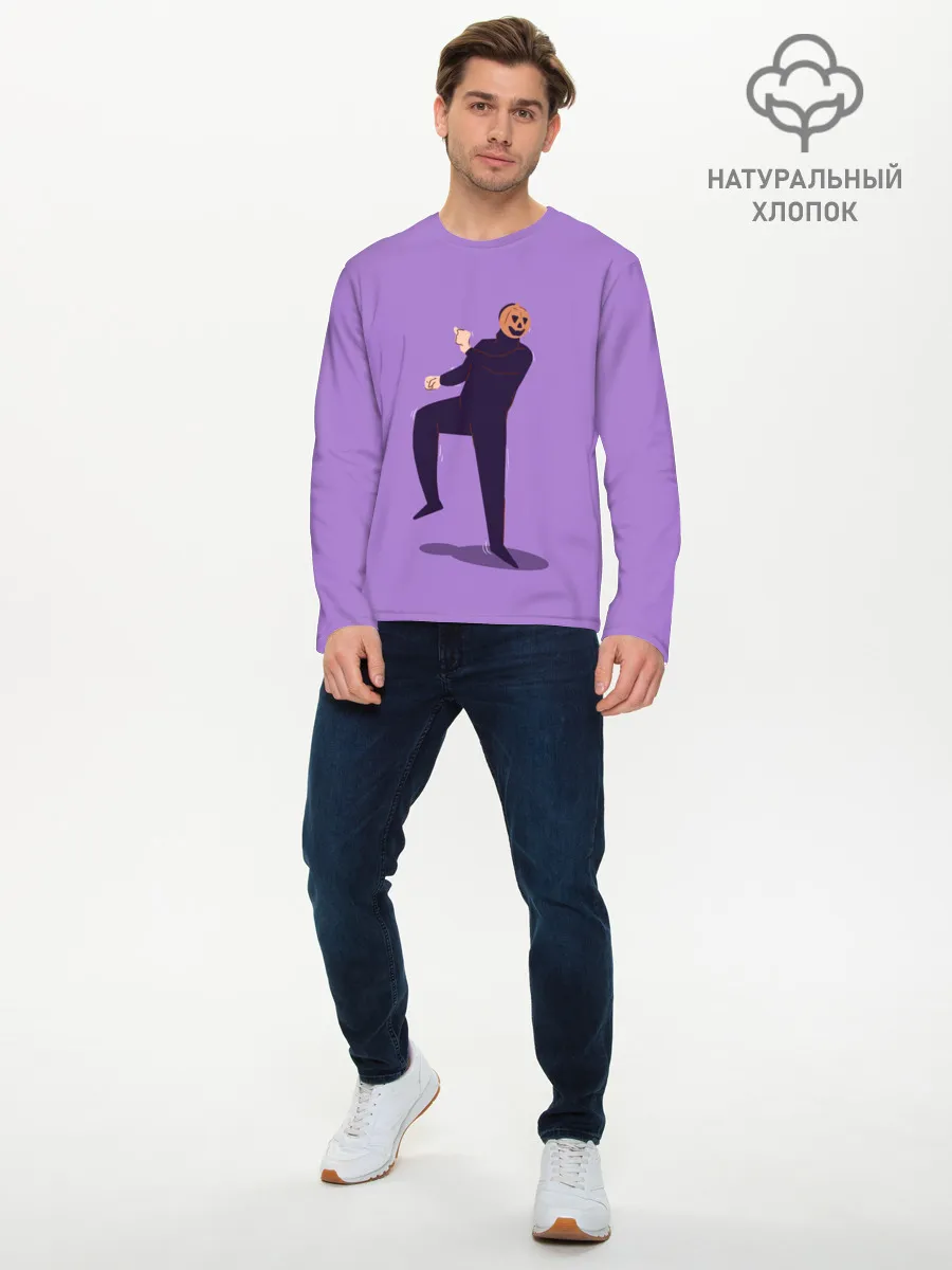 Мужской лонгслив базовый / Halloween | The Pumpkin Dancer