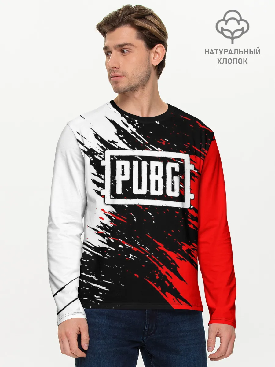 Мужской лонгслив базовый / PUBG