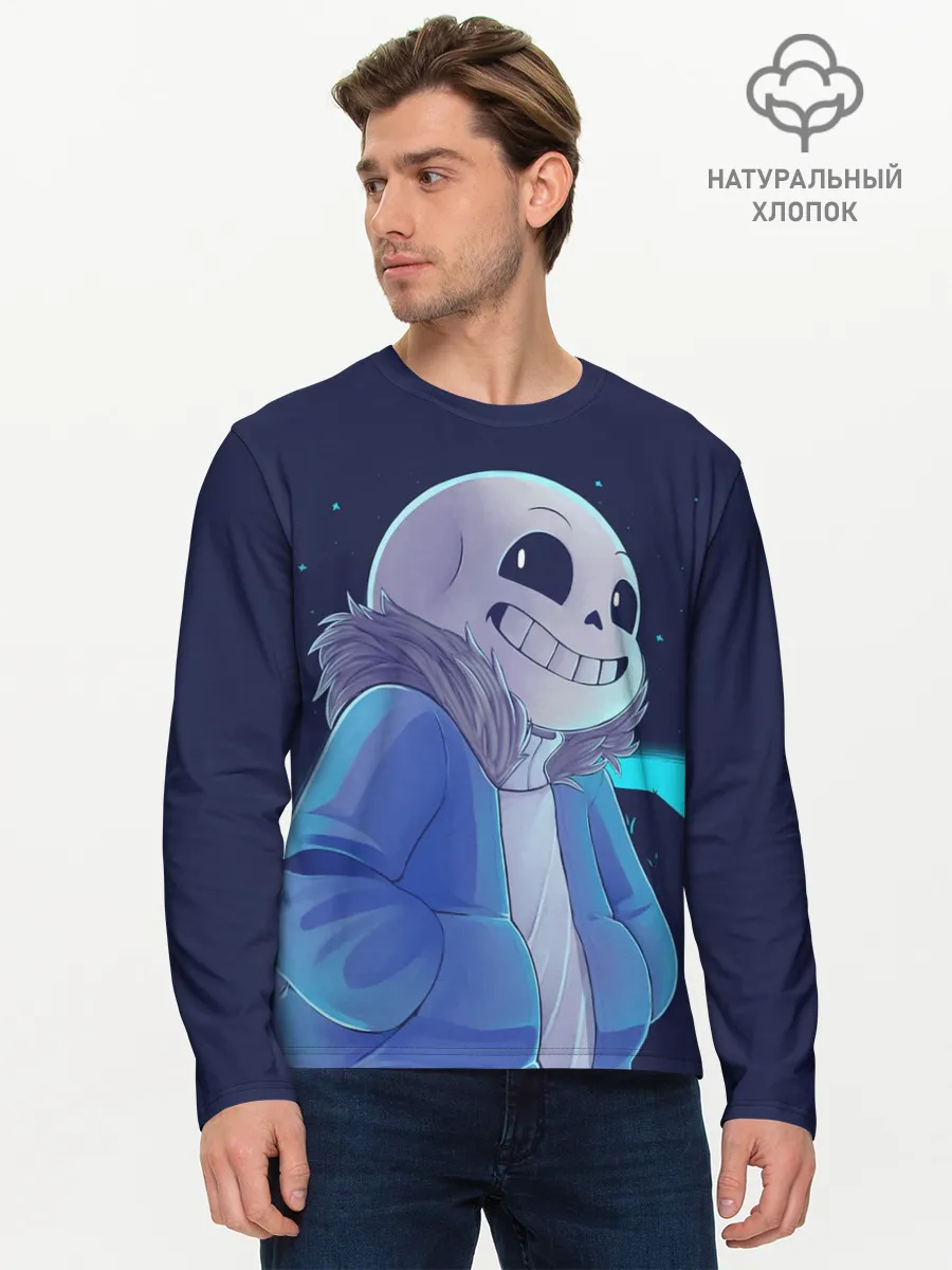 Мужской лонгслив базовый / UNDERTALE