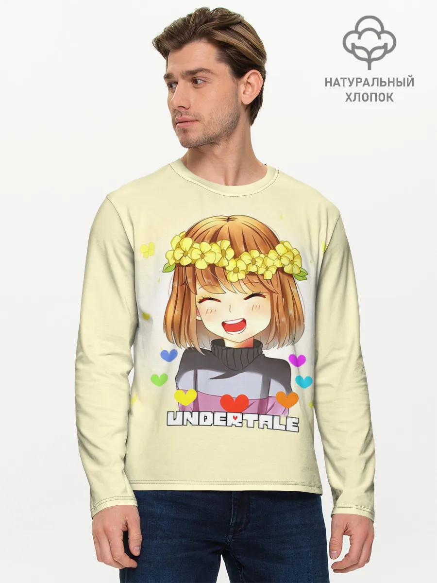 Мужской лонгслив базовый / UNDERTALE