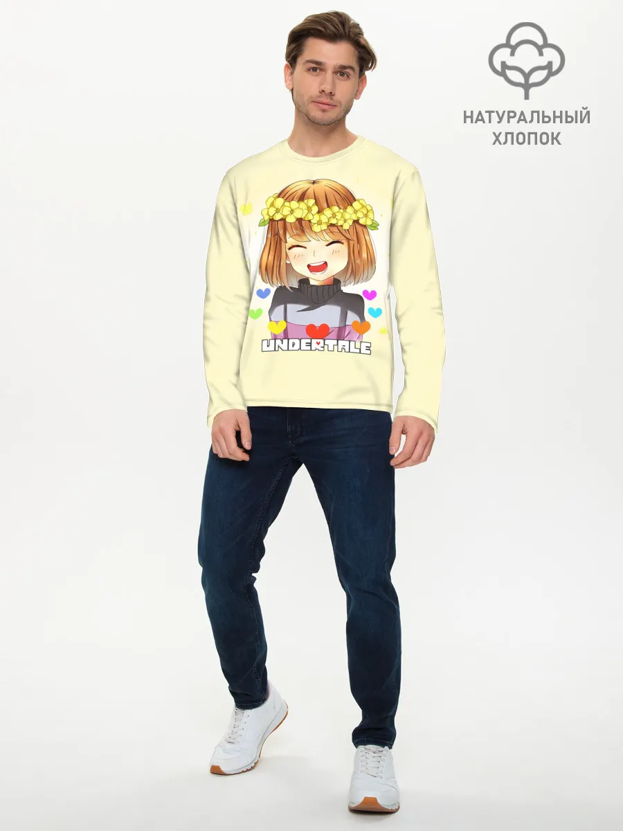 Мужской лонгслив базовый / UNDERTALE