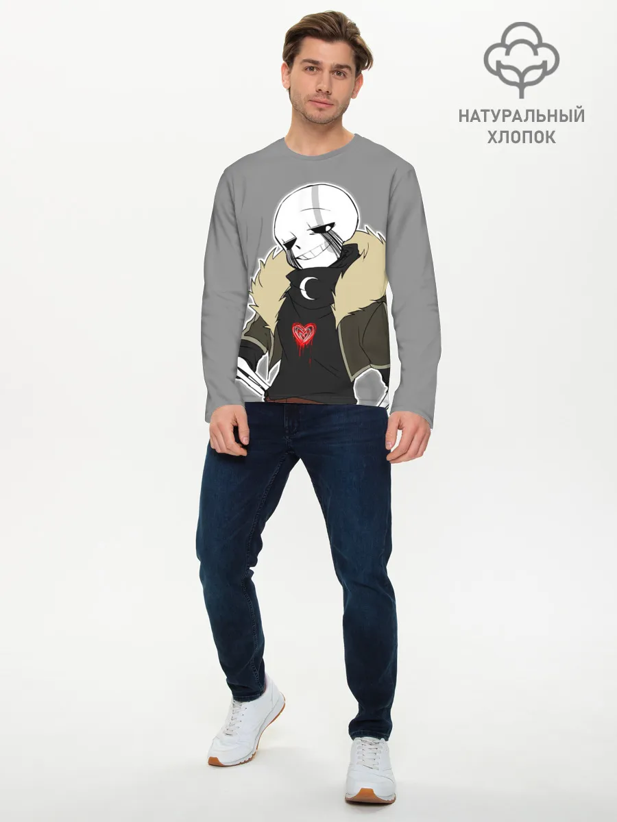 Мужской лонгслив базовый / UNDERTALE