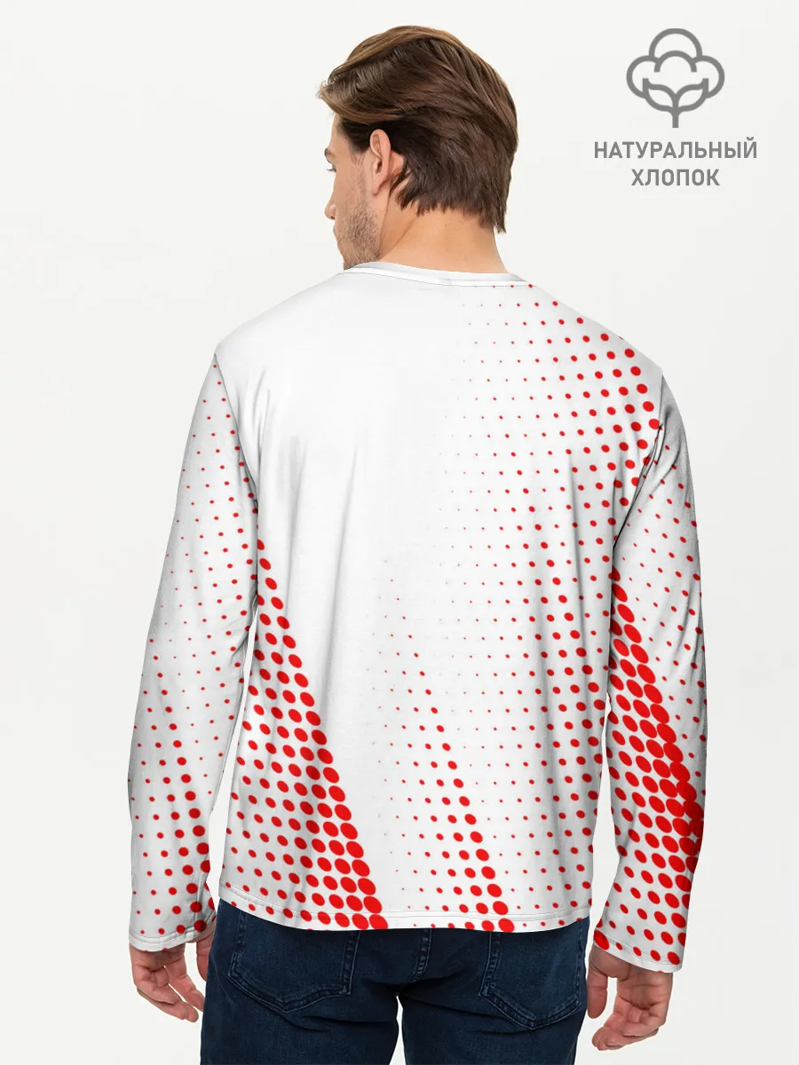 Мужской лонгслив базовый / AC MILAN / МИЛАН