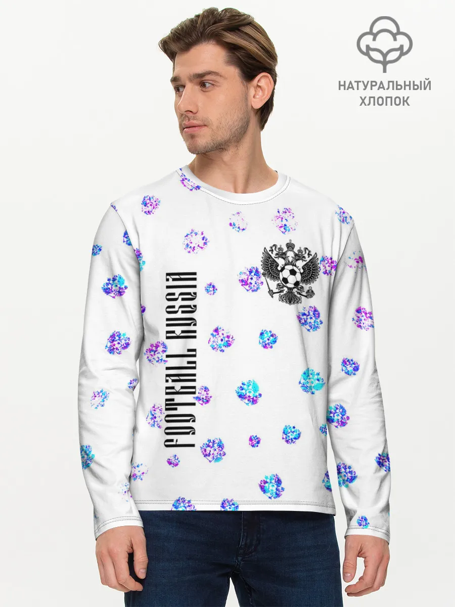 Мужской лонгслив базовый / FOOTBALL RUSSIA / Футбол