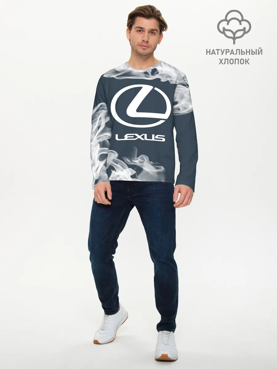 Мужской лонгслив базовый / LEXUS / ЛЕКСУС