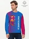 Мужской лонгслив базовый / FC BARCELONA