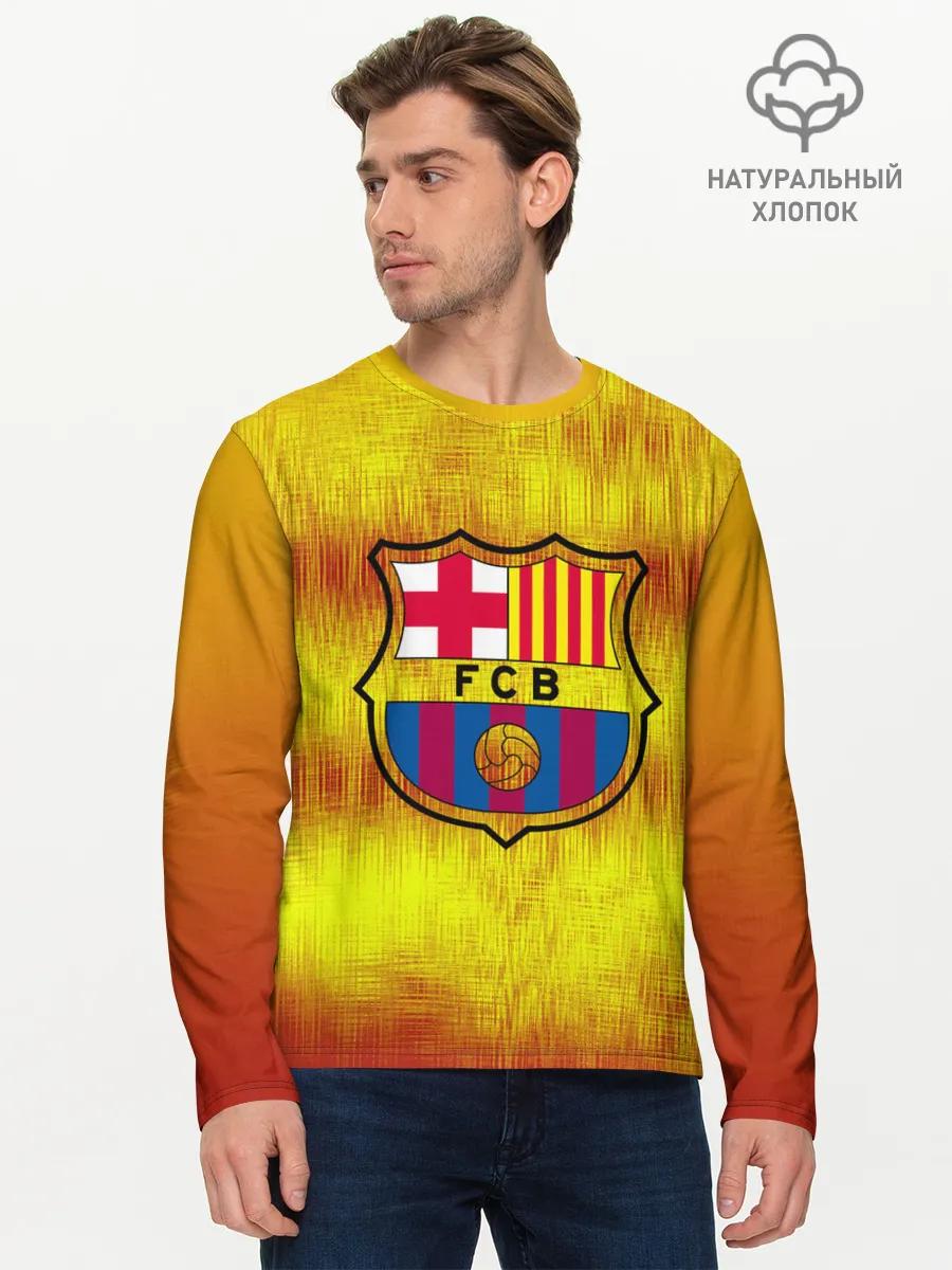 Мужской лонгслив базовый / BARCELONA