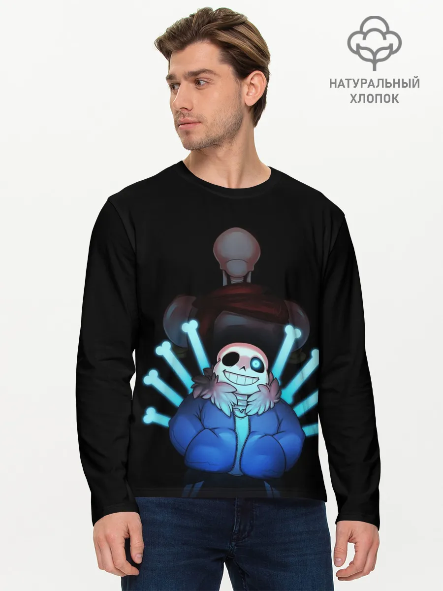 Мужской лонгслив базовый / UNDERTALE