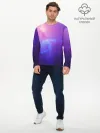 Мужской лонгслив базовый / Туманность