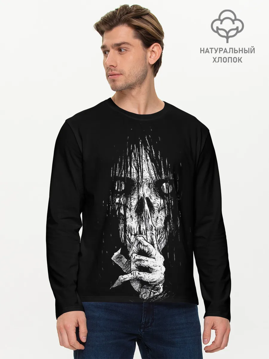 Мужской лонгслив базовый / Halloween