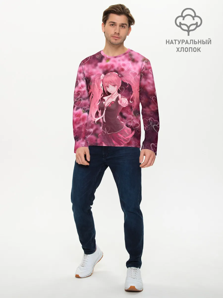 Мужской лонгслив базовый / Джунко Эношима